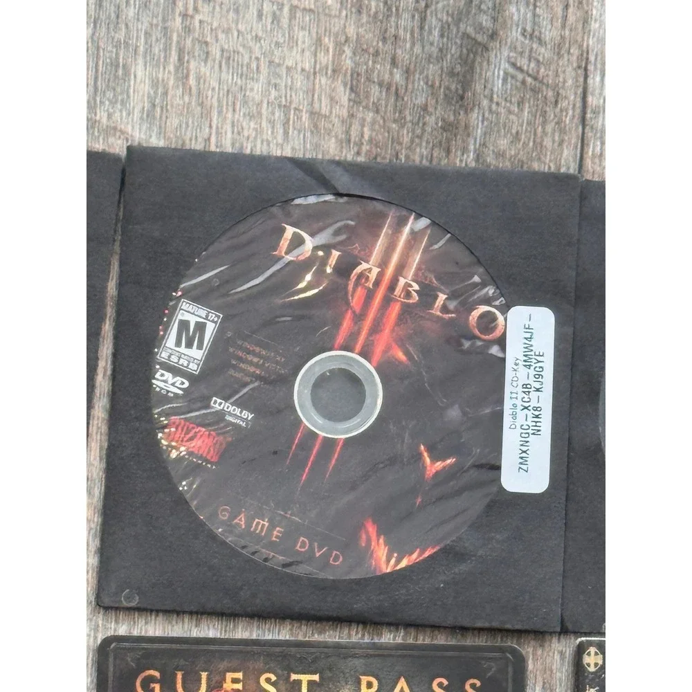 Diablo‎ PC Mixed Game Lot Blizzard Strategy Guides Expansion Lord of Destruction
